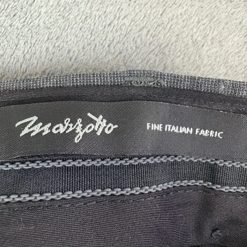 Banana Republic Mens 36x30 Charcoal Grey Slim Fit Marzotto Italian Wool Pants
